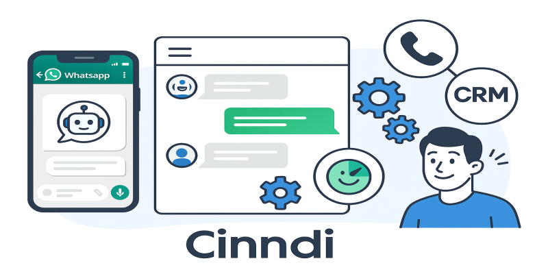 Chatbot IA: Atendimento Automático e Inteligente para Empresas com a Cinndi