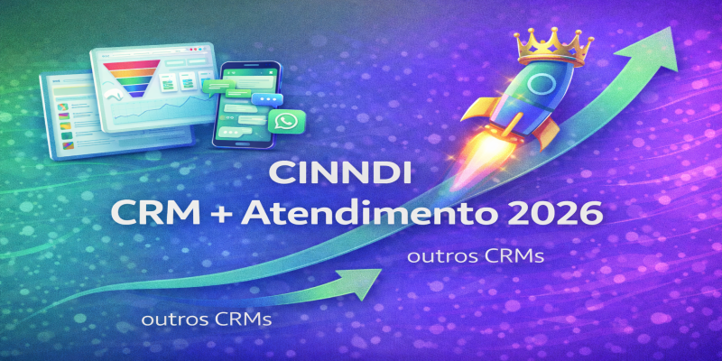 CINNDI vs Kommo, Pipedrive e RD Station: CRM + Atendimento 2026