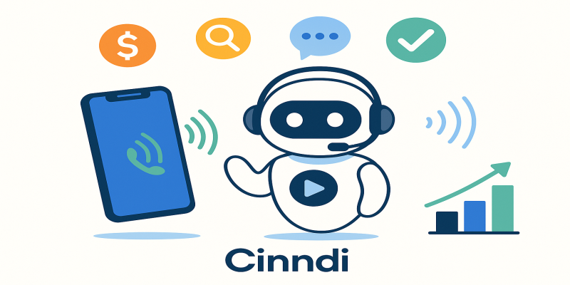 Ligação com IA: Atendimento, Suporte e Vendas Automatizadas com a Cinndi