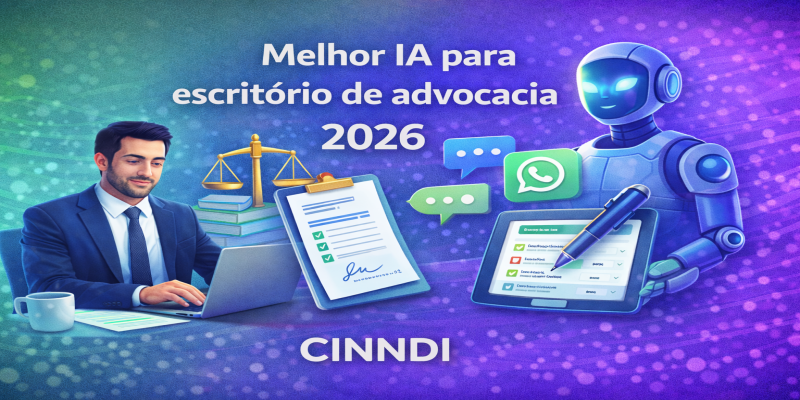 Melhor IA para escritório de advocacia em 2026 | CINNDI