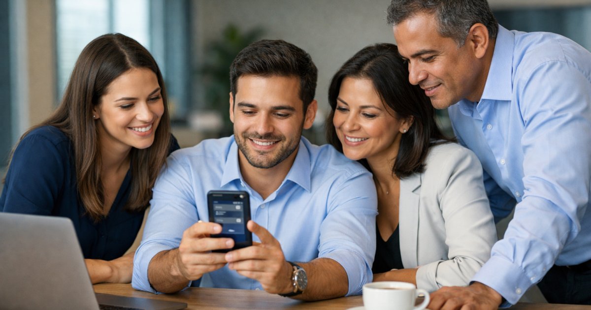 Agente verificado no RCS: nome, logotipo e selo no celular