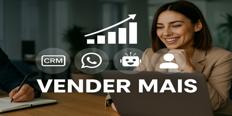 Como vender mais usando CRM, IA e atendimento inteligente
