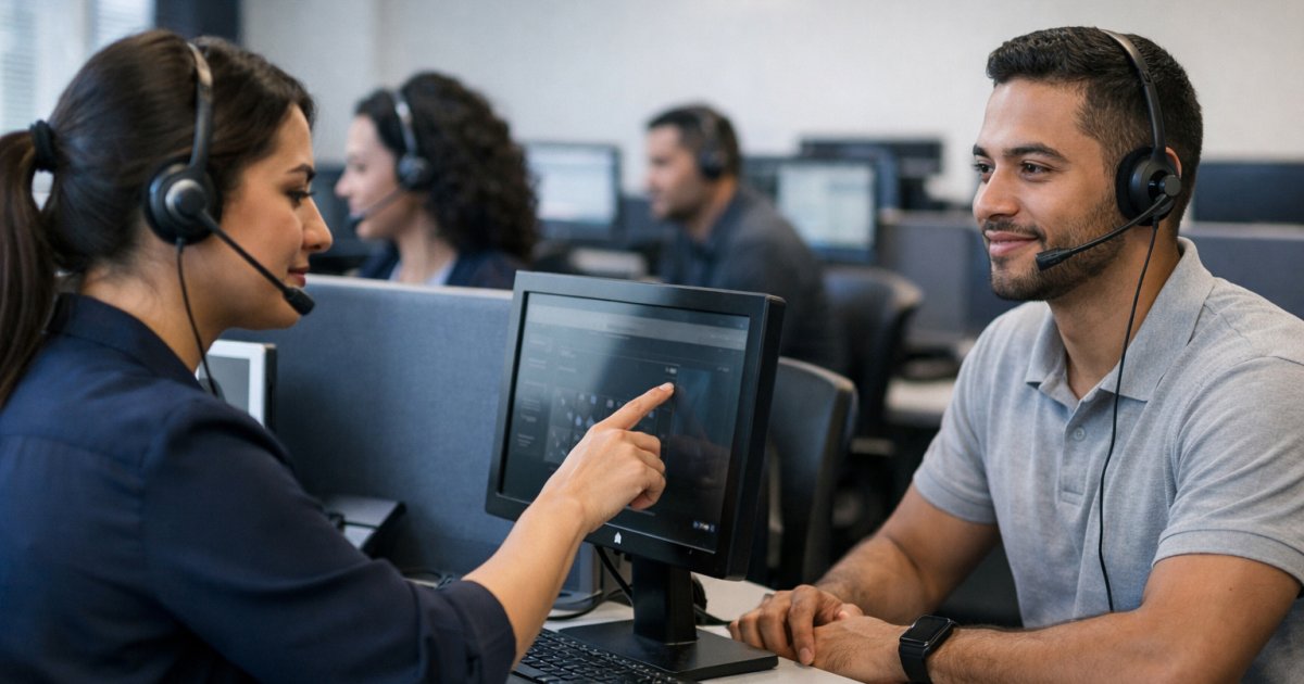 Discadora automática com transferência imediata ao operador