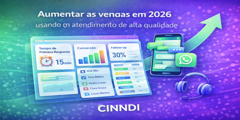 Como aumentar as vendas em 2026 com atendimento de alta qual