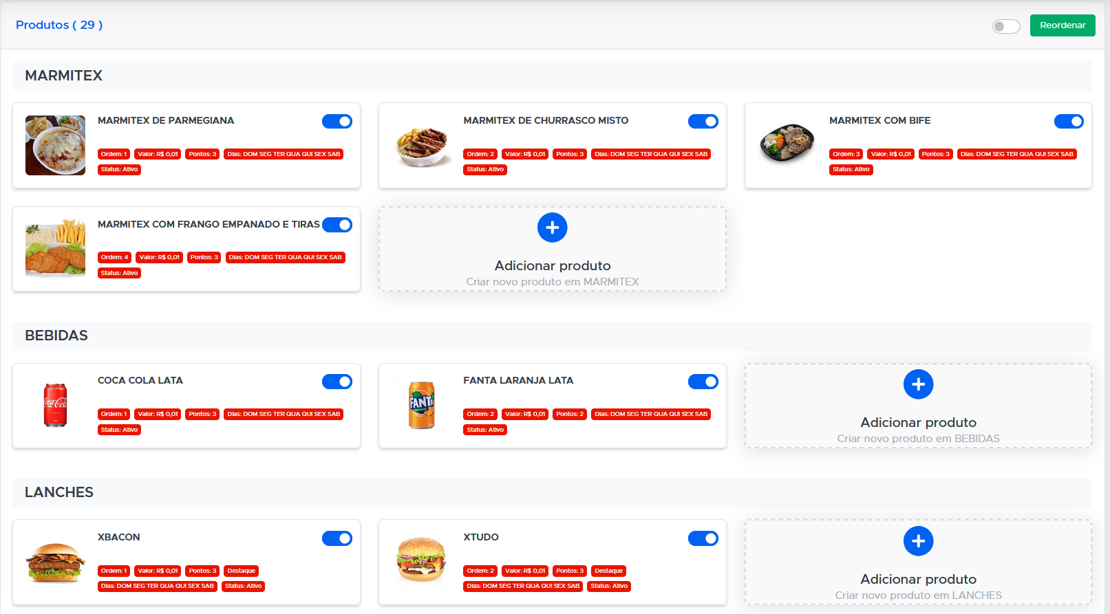 Sistema de Cadastro de Produtos